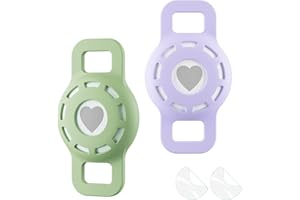 WHALEZON Cat Collar Holder for Airtag, Cat & Small Dog Harness Case for Air Tag