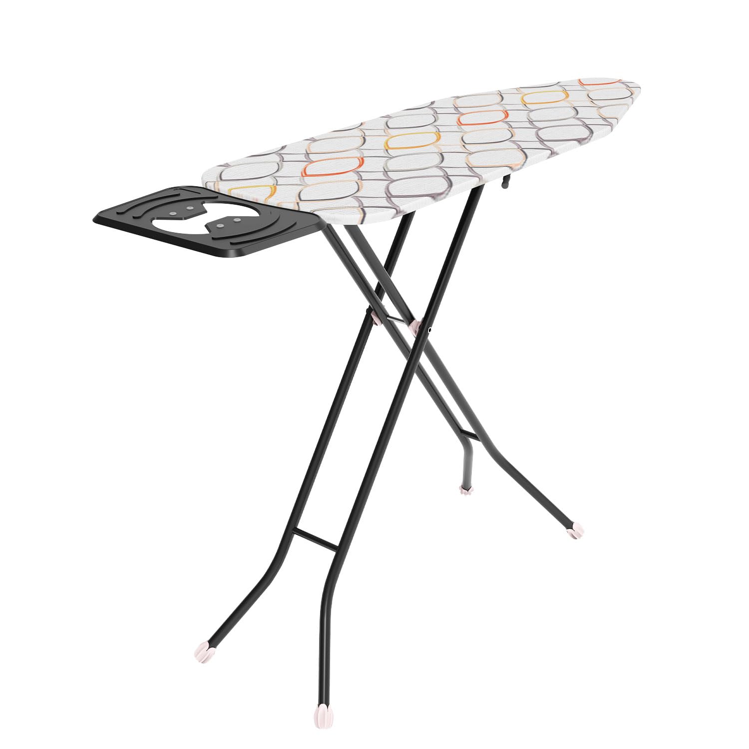 Perilla Big Ironing Board - Durable, Vapor Permeable, and Height Adjustable Iron Board- Heat Resistant Fabric - Metal 4 Legs with Silicone Stoppers - 38 X 110 CM Ironing Surface