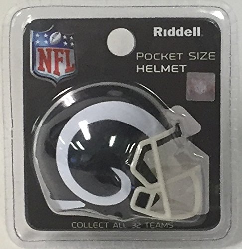 Los Angeles Rams Riddell Speed Pocket Pro Football Helmet - New in package (Best Ent Los Angeles)