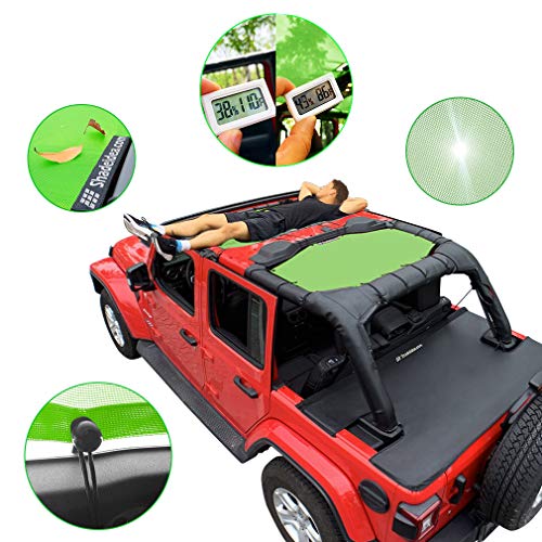 Shadeidea Sun Shade for Jeep Wrangler JL Unlimited (2018Current) 4