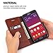Galaxy J7 V Case,J7 Sky Pro Case,J7 Perx/J7 Prime/J7 Sky Pro/Galaxy Halo Case,RUIHUI Luxury Leather Wallet Folio Flip Protective Shell Cover with Card Slot and Stand for Samsung Galaxy J7 2017(Brown)