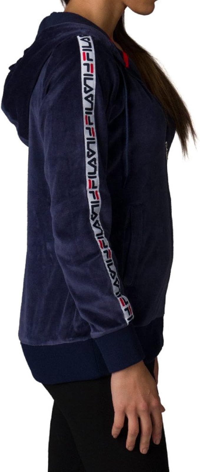 fila womens velour jacket