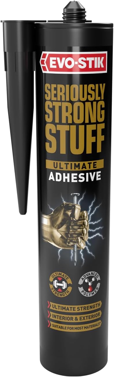 EVO-STIK Seriously Strong Stuff Ultimate Adhesive White 290ml Waterproof 150kg
