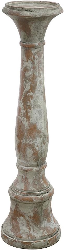 Winward Designs Balustrade Candlestick, 29-Inch Tall, Antique Terracotta