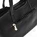 Fashion road Genuine Leather Women's Shoulder Bags Top-Handle Handbag Tote Purse Bag, Black