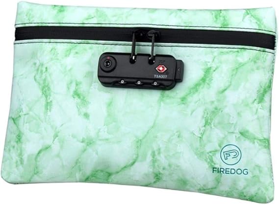 Rauchgeruchssicherer Beutel PU-Tabakbeutel aus Leder mit Schloss für