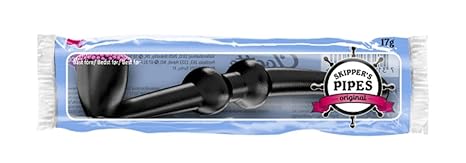 Malaco Skipper's Pipes Original XL - Skipper's Rohre - Schwedisch Süßes Lakritz Süßigkeiten 17g x 10 stck