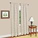 Achim Home Furnishings, Taupe & Ivory Buffalo Check Window Curtain Single Panel, 42