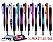 Stylus Pen for Touch Screen Devices with Ball Point Pen,for Universal Touch Screen Devices, for Phones, Ipads,Tablets, iPhone, Samsung Galaxy etc.,Assorted Colors (14 Pack)