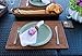 KOUBOO FBA_1010001 Table placemat, Honey Brown