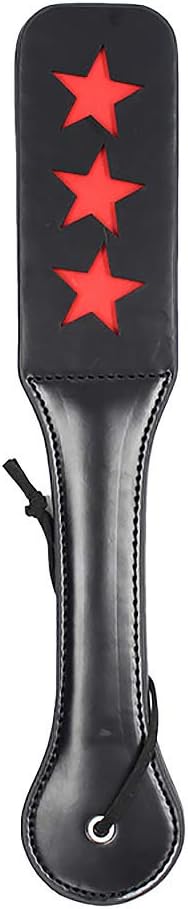 daogong Leather Paddles Rounded Corner 2 Layer Leather Engraved English