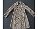 Eorish Women's British Style Elegant Jacket Double Breasted Slim Long Trench Coat
