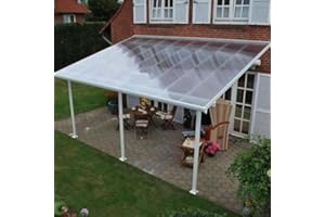 NIANXINN Polycarbonate Panel Roofing Sheets,Clear Acrylic Plastic Sheet,Roof Cladding,Greenhouse Shed Canopy,UV Protection Rainproof Outdoor Awning Covers,Glass Replacement,Easy Cut (2 x 6.6ft)