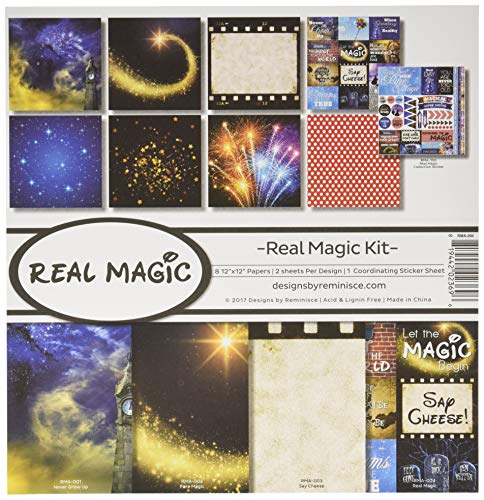 Reminisce RMA-200 Real Magic Scrapbook Collection Kit, Multicolor Palette - //medicalbooks.filipinodoctors.org