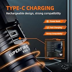 SuperFire Rechargeable 2000 High Lumens LED