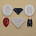 3pieces Pack Super Hero Silicone Mold for Jewelry Pendant Charms Making DIY Resin Casting Mould