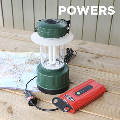 WEEGO 44.1 Jump Starting Power Pack (NEW 2019 Model) 2100 Peak 440 Cranking Amps High Performance Lithium Ion Jump Starter Quick Charges Phones 500 Lumen LED Flashlight Water Resistant