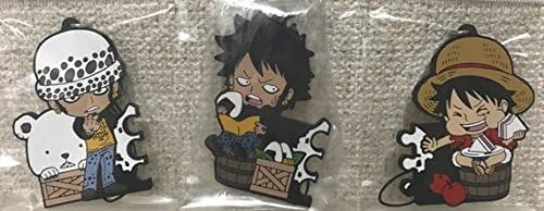 Amazon ワンピース トラファルガー ロー ルフィ ラバーストラップ 3点セット アニメ 萌えグッズ 通販