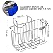 hblife Kitchen Sponge Holder Stainless Steel Sink Caddy Organizer Soap Dishwashing Liquid Drainer Brush, Rack, Draining Basket