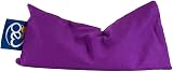 Yoga-Mad Eye Pillow 100% Organic Cotton Lavender Linseed Filled Purple view 5