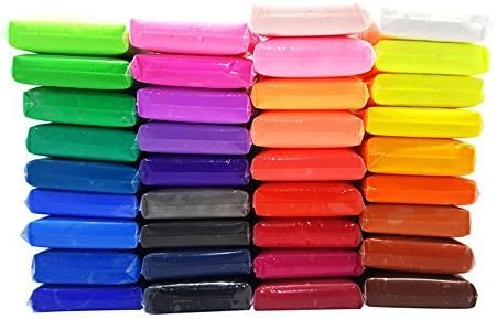 Clay&amp;Modeling Clay , 36 Colors, DIY Soft Molding Craft Oven Baking Clay, Best Kids Gifts for birthday