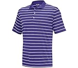 adidas Golf Men's Classic 2 Color Stripe Polo Shirt, Night Flash/White, XX-Large