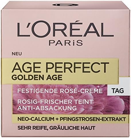 Age Perfect Golden Age Cura Giornaliera, con estratto di Neo-Calcium e peonie, garantisce una carnagione fresca e rosea, confezione da 1 (1 x 50 ml)