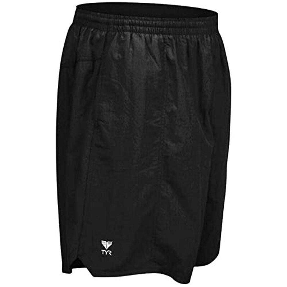 TYR Unisex Child Classic Deck Swim Short Classic Kids Deck Short - Black, YL