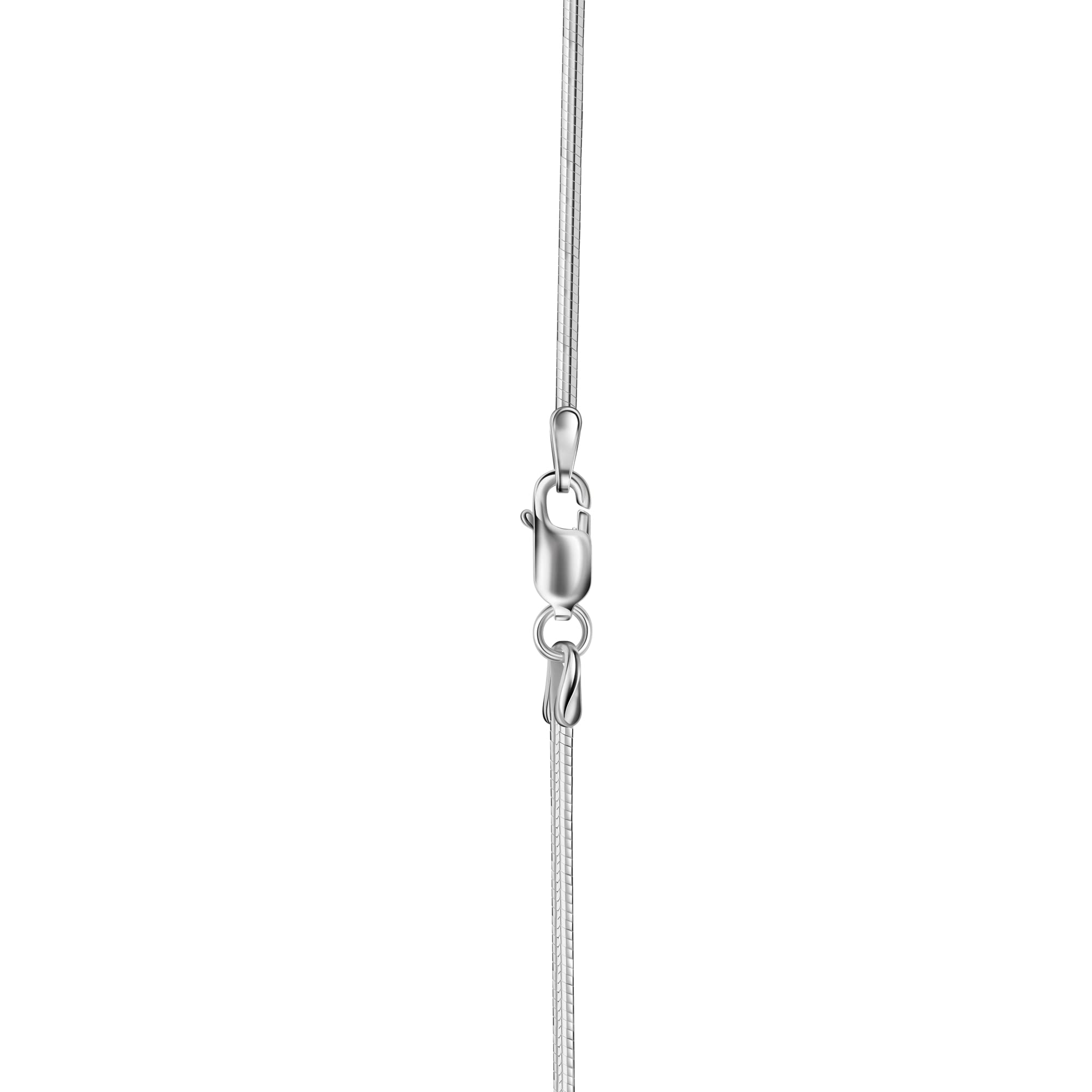 PORI JEWELERS 925 Sterling Silver 1.5MM Magic 8 Sided Italian Snake Chain - Women - Made In Italy