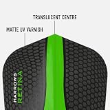 Harrows Retina Dart Flights 5 Sets 15 Flights 100 Micron Green UK Made view 2
