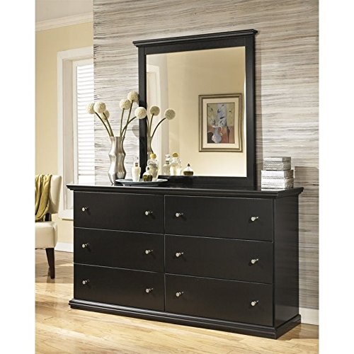 Ashley Maribel 2 Piece Wood Dresser Set in Black