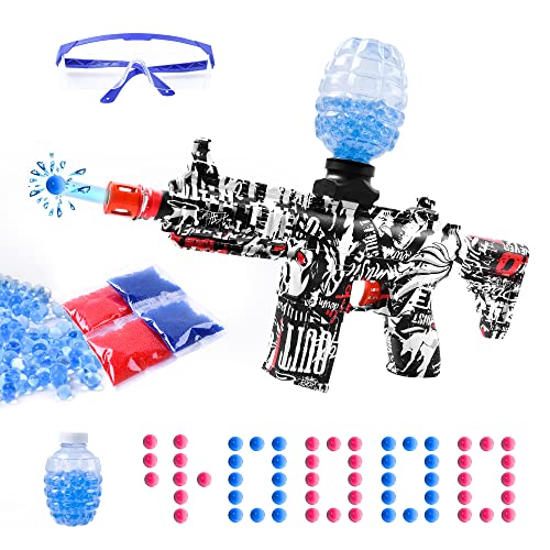Electric Gel Ball Blaster, M4A1 Automatic Splatter Ball Blaster with 40000 Water Balls, Gel