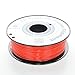3D Solutech See Through Red 3D Printer PLA Filament 1.75MM Filament, Dimensional Accuracy +/- 0.03 mm, 2.2 LBS (1.0KG)