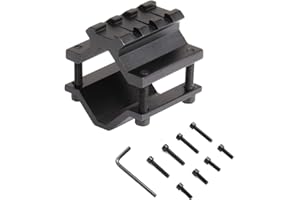 360 TACTICAL Gotical Single Rail 3 Slot Barrel Mount Weave Picatinny Weaver Barrel Mount