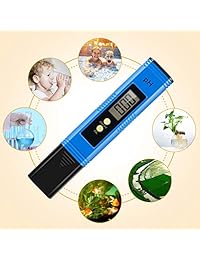 Verosky Medidor de PH digital, medidor de PH de 0,01 PH de alta precisión, comprobador de calidad del agua con rango de medición de 0 14 PH para bebidas, piscinas y acuarios con ATC