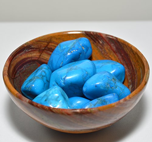 Blue Howlite Stone Cabochon Turquoise Color Stone Pebble Mineral Crystal Cab from Africa- 10PCS