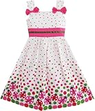 Sunny Fashion Little Girls' Dress Bug Print Colorful Dot