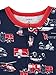 Carter's Boys' Toddler 2-Pack Cotton Footed Pajamas, Firetruck/Dino, 3T