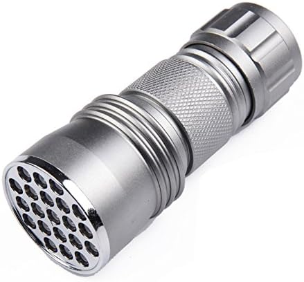 ClothingTalks UV Flashlight 21 Led Ultra Violet 366nm Pet Odor Eliminator Aluminum
