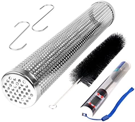 panda lives Pellet Smoker Tube 12" Perforated BBQ Smoke tasty smoking Perfect for Charcoal Grills
