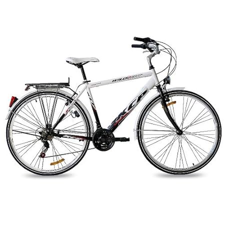 28' KCP CITYBIKE TREKKINGRAD HERRENFAHRRAD WILD CAT schwarz weiss - 71,1 cm (28 Zoll)