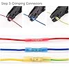 Fotag-100pcs-Insulated-Heat-Shrink-Wire-Crimp-Butt-Terminal-Connectors-Electrical-Waterproof-Marine-Automotive-Grade-Set-Connector-With-Case-22-18AWG-Red