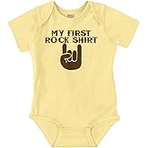 Brisco Brands My First Rock Outfit Baby Romper Boys or Girls