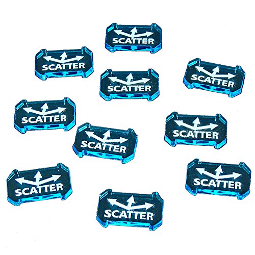 SW: Armada, Scatter Defense Tokens, Fluorescent Blue (10)