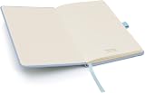 Notes London Eco A5 Notebook Pastel Blue with Lined Pages & Pen Loop view 2