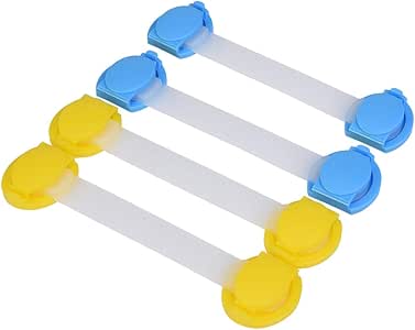 Cerraduras de seguridad para bebés, 4 unids/set Adhesivo Larga Prueba