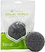 Konjac Natural Face Sponge By Deneve - Exfoliating Facial Makeup Sponges - Cruelty Free Vegan - Body Skin Acne Dry Eczema Exfoliate Cleansing (Charcoal)