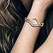 Voeons Women's Rose Gold Bracelet Wrist Watch Fashion Classic Stainless Steel Quartz Analog Watches for Ladies