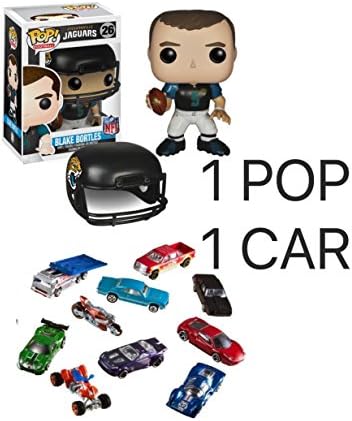 Funko POP NFL: Wave 1 - Blake Bortles Action Figures Plus 1 Diecast model Metal cars Random - 1 POP 1 Diecast Model Metal Cars Random. Best Gift Bundle