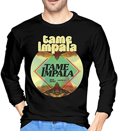 Mens Tame Impala Long Sleeve T Shirt Black